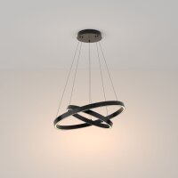 Kronleuchter LED Aluminium rund D: 60 cm H: max. 120 cm