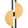 Wandleuchte Aluminium Metall LED H: 79 cm 700 lm Modern