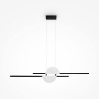 LED Hängelampe Aluminium Metall H: max. 204 cm...