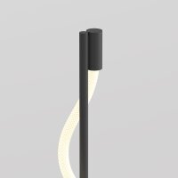 LED Stehleuchte Aluminium 150 cm hoch Schwarz Weiß...