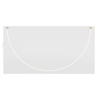 LED Pendelleuchte Aluminium in Gold Weiß 2200 lm...