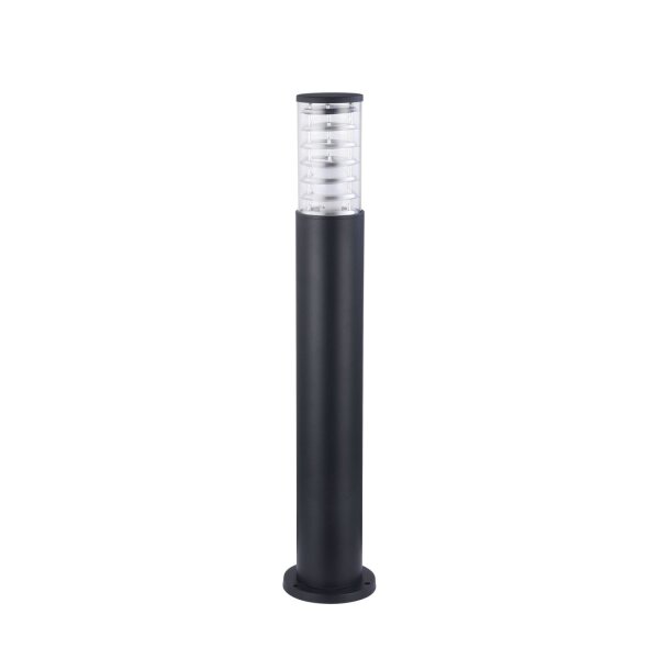 Pollerleuchte Aluminium E27 IP54 79,6 cm hoch Schwarz