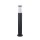 Pollerleuchte Aluminium E27 IP54 79,6 cm hoch Schwarz