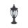 Sockelleuchte Aluminium Glas E27 IP44 48,5 cm hoch