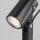 Außenlampe Aluminium Glas GU10 IP65 60 cm hoch Schwarz