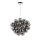Pendelleuchte Rauchglas Metall G9 50 cm breit Modern