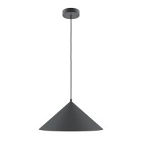 H&auml;ngeleuchte Metall &Oslash; 35 cm rund H: max. 318 cm Schwarz