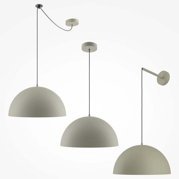 Pendelleuchte Metall Ø 35 cm rund H: max. 320 cm E27