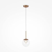 Hängelampe Metall Glas D: 15 cm rund H: max. 334 cm G9