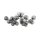 Deckenlampe Metall Glas G9 75 cm breit Chrom Rauchgrau