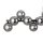Pendelleuchte Rauchglas Metall G9 H: max. 133,9 cm