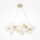 Pendelleuchte Metall Glas G9 B: 69 cm H: max. 135,4 cm