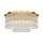 Deckenlampe Metall E14 45 cm breit in Gold rund INGA