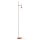 Stehleuchte Metall Glas 155 cm in Messing Weiß E14 JANA