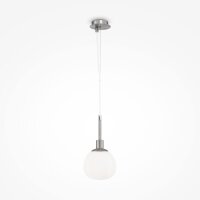 Hängelampe Glas Metall E14 rund D: 15 cm H: max. 153 cm
