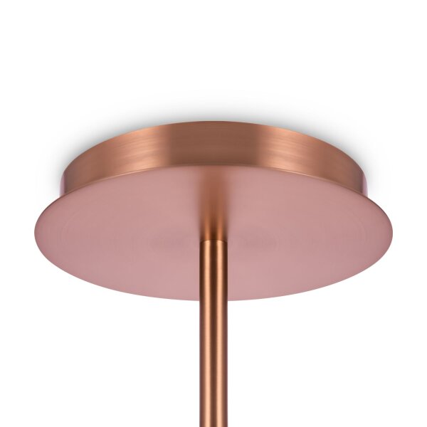 Pendelleuchte Metall Glas H: max. 140 cm E14 Modern