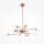 Pendelleuchte Metall Glas H: max. 140 cm E14 Modern