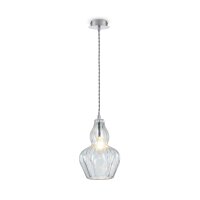 Pendelleuchte Metall Glas E14 Ø 16 cm H: max. 143 cm