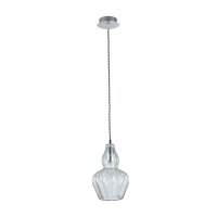 Pendelleuchte Metall Glas E14 Ø 16 cm H: max. 143 cm