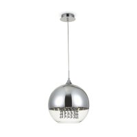 Hängeleuchte Metall Glas Ø 30 cm H: max. 105...