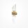 Wandlampe Metall Glas E14 H: 46,2 cm in Gold 2-flammig