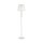 Stehlampe Metall Stoff 165 cm in Shabby Weiß Gold Weiß