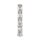 Stehlampe Metall E14 126,5 cm hoch Kristall Chrom rund