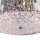 Hängeleuchte Metall Glas E27 D: 53 cm H: max. 89,4 cm