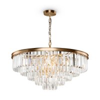 Hängeleuchte Glas Metall E14 Ø 70 cm H: max....
