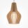 Hängeleuchte Holz Metall E27 Ø 30 cm H: max. 347,5 cm