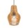 Hängelampe Metall Holz D: 20 cm H: max. 333,5 cm E27