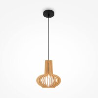 Hängelampe Holz Metall E27 Ø 25,5 cm H: max....