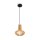 Hängelampe Holz Metall E27 Ø 25,5 cm H: max. 331,5 cm