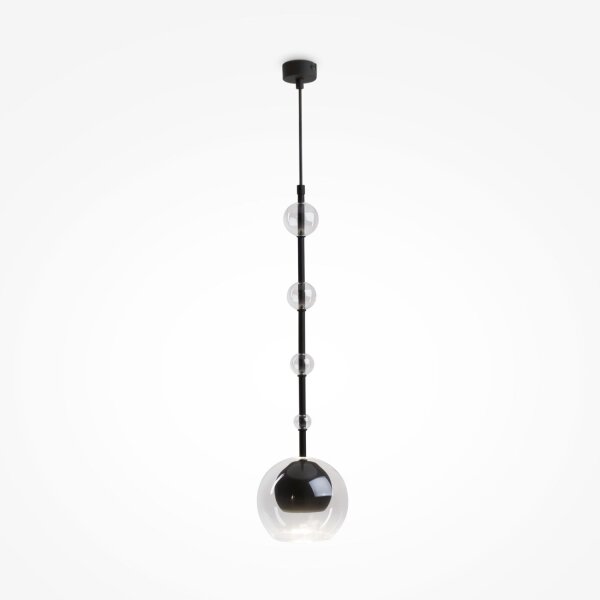 Hängelampe Metall Glas GU10 D: 16 cm H: max. 362,5 cm