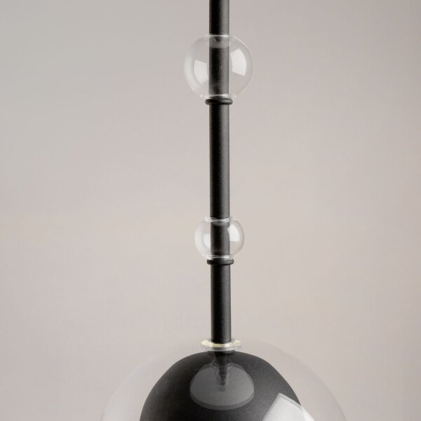 Hängelampe Metall Glas GU10 D: 16 cm H: max. 362,5 cm