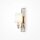 Wandlampe Metall Stoff H: 42 cm in Cremegold Weiß E14
