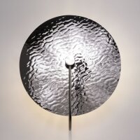 Wandlampe Glas Metall G9 Ø 40 cm H: 44,5 cm Chrom...
