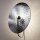 Wandlampe Glas Metall G9 Ø 40 cm H: 44,5 cm Chrom rund