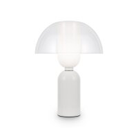 Tischlampe Keramik Glas Ø 30 cm 42,5 cm hoch...