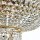 Deckenleuchte Metall D: 50 cm rund in Gold antik E27