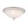 Deckenlampe Metall Glas E27 rund D: 35 cm 3-flammig