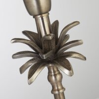 Gestell für Tischleuchte Metall E27 H: 45 cm Nickel...