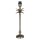 Gestell für Tischleuchte Metall E27 H: 45 cm Nickel antik