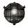 Wandlampe au&szlig;en Messing massiv Glas E14 IP64 D: 18 cm rund