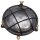 Au&szlig;enlampe Wand Messing Glas E27 IP64 &Oslash; 21 cm rund