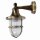 Wandlampe au&szlig;en Messing Glas E27 IP64 27 cm hoch in Antik