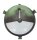 Au&szlig;enlampe Wand Maritim Messing E27 IP64 D: 21 cm Gr&uuml;n antik