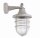 Au&szlig;enwandlampe Grau Messing Glas E27 IP64 28 cm hoch Maritim