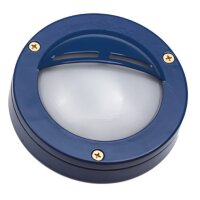 Wandlampe außen Messing Glas G9 IP64 D: 14 cm rund...