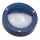 Wandlampe au&szlig;en Messing Glas G9 IP64 D: 14 cm rund Blau